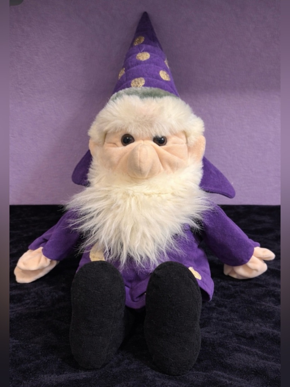 Vintage Folkmanis Folktails Wizard Hand Puppet